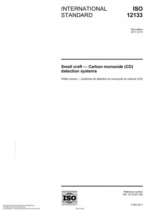 Kleine Wasserfahrzeuge – Systeme zur Erkennung von Kohlenmonoxid (CO).