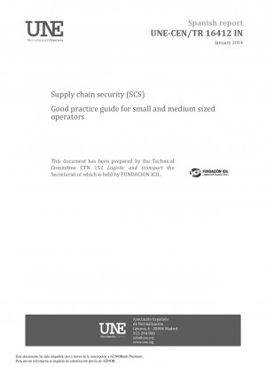 Supply Chain Security (SCS) – Leitfaden für bewährte Praktiken für kleine und mittlere Unternehmen