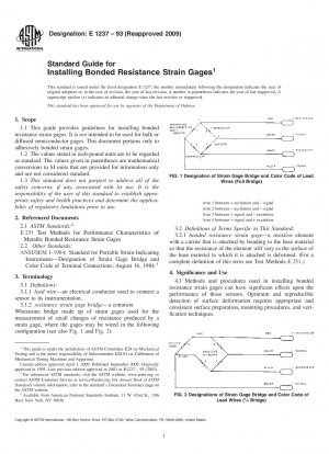 Standardhandbuch für die Installation von geklebten Widerstands-DMS