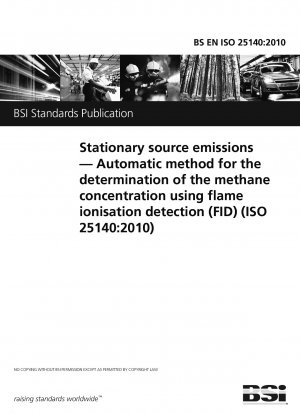 Emissionen aus stationären Quellen. Automatische Methode zur Bestimmung der Methankonzentration mittels Flammenionisationsdetektion (FID)
