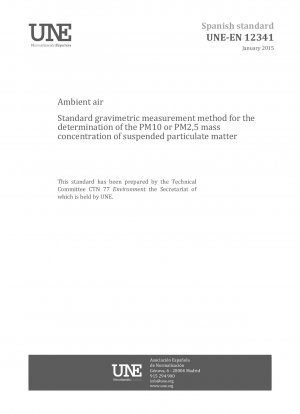 Umgebungsluft – Gravimetrisches Standardmessverfahren zur Bestimmung der PM10- oder PM2,5-Massenkonzentration von Schwebstaub