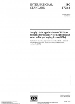Supply-Chain-Anwendungen von RFID – Mehrwegtransportartikel (RTIs) und Mehrwegverpackungsartikel (RPIs)