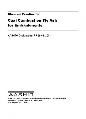 Standardpraxis für Flugasche aus der Kohleverbrennung für Böschungen