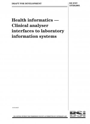 Gesundheitsinformatik. Klinische Analysegeräte sind mit Laborinformationssystemen verbunden