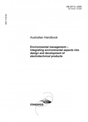 Umweltmanagement – Einbeziehung von Umweltaspekten in Design und Entwicklung elektrotechnischer Produkte