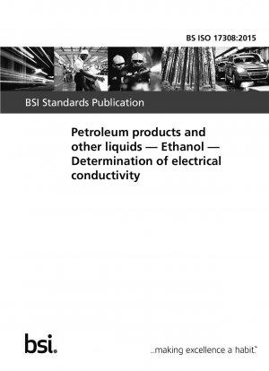 Erdölprodukte und andere Flüssigkeiten. Ethanol. Bestimmung der elektrischen Leitfähigkeit