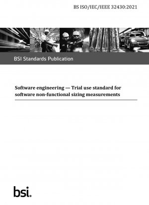 Softwareentwicklung. Testanwendungsstandard für Software-nichtfunktionale Größenmessungen