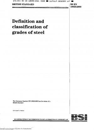 Definition und Klassifizierung von Stahlsorten