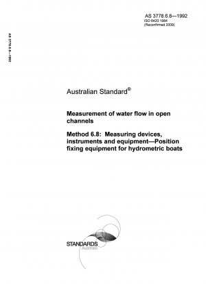 Messgeräte, Instrumente und Ausrüstung für die Messung des Wasserdurchflusses in offenen Kanälen. Geräte zur Wassermessung, Schiffspositionierung