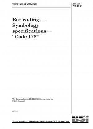 Barcode – Symbologie-Spezifikationen – „Code 128“