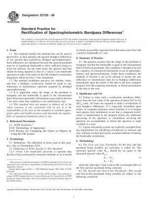 Standardpraxis zur Korrektur spektrophotometrischer Bandpassdifferenzen