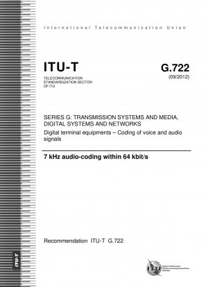 7-kHz-Audiokodierung innerhalb von 64 kbit/s (Studiengruppe 16)