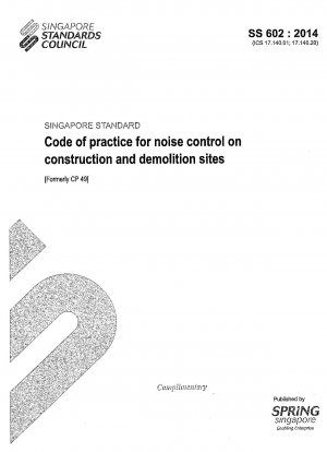 Verhaltenskodex für den Lärmschutz auf Bau- und Abbruchstellen