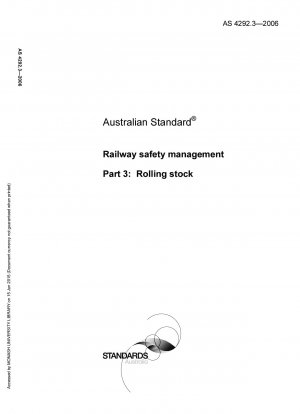 Eisenbahnsicherheitsmanagement – Schienenfahrzeuge