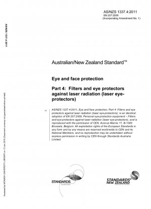 Persönlicher Augenschutz – Filter und Augenschutz gegen Laserstrahlung (Laser-Augenschutz)