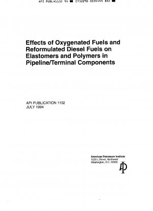 Auswirkungen von sauerstoffhaltigen Kraftstoffen und reformulierten Dieselkraftstoffen auf Elastomere und Polymere in Pipeline-/Terminalkomponenten