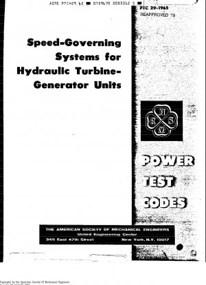 Geschwindigkeitsregelsysteme für hydraulische Turbinen-Generator-Einheiten