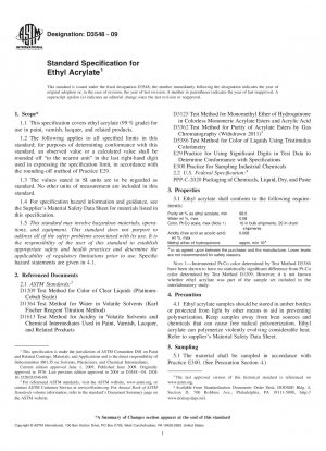 Standardspezifikation für Ethylacrylat