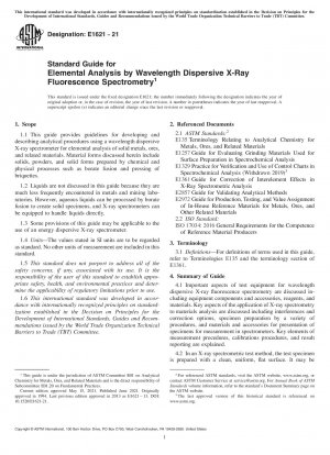 Standardhandbuch für die spektrometrische Röntgenemissionsanalyse