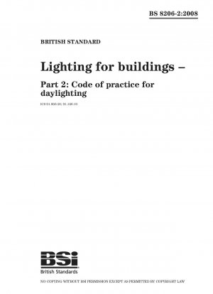 Beleuchtung für Gebäude – Verhaltenskodex für Tageslicht