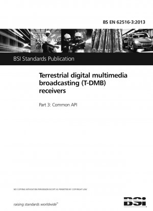 Receiver für terrestrischen digitalen Multimedia-Rundfunk (T-DMB). Gemeinsame API