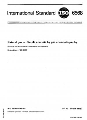 Erdgas; Einfache Analyse mittels Gaschromatographie