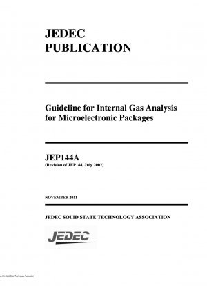 Richtlinie zur internen Gasanalyse für mikroelektronische Gehäuse