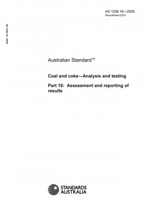 Kohle und Koks – Analyse und Prüfung – Bewertung und Berichterstattung der Ergebnisse