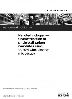 Nanotechnologien. Charakterisierung einwandiger Kohlenstoffnanoröhren mittels Transmissionselektronenmikroskopie