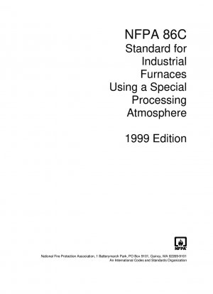 Norm für Industrieöfen, die eine spezielle Verarbeitungsatmosphäre verwenden. Datum des Inkrafttretens: 13.08.1999