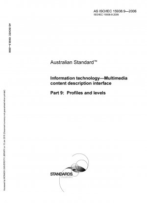 Informationstechnologie - Multimedia-Inhaltsbeschreibungsschnittstelle - Profile und Ebenen
