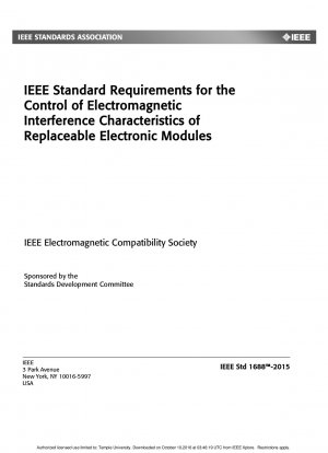 IEEE-Standardanforderungen für die Kontrolle der elektromagnetischen Interferenzeigenschaften austauschbarer elektronischer Module