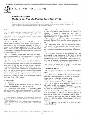 Standardhandbuch für Inhalt und Verwendung eines Stellenaufgabenbuchs (PTB)