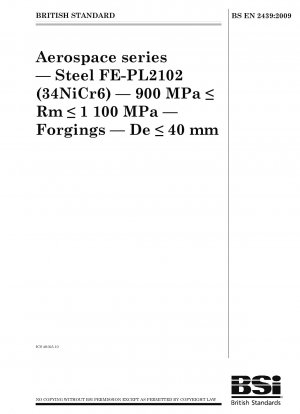 Luft- und Raumfahrtserie – Stahl FE-PL2102 (34NiCr6) – 900 MPa Rm 1100 MPa – Schmiedeteile – De 40 mm