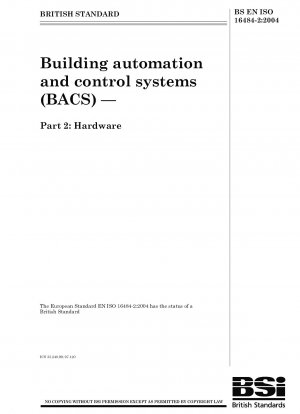 Gebäudeautomatisierungs- und Steuerungssysteme (BACS) – Hardware