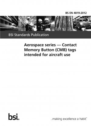Luft- und Raumfahrtserie. Contact Memory Button (CMB)-Tags für den Einsatz in Flugzeugen