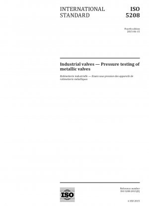 Industrieventile – Druckprüfung von Metallventilen
