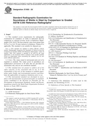 Standard-Röntgenuntersuchung der Festigkeit von Schweißnähten in Stahl durch Vergleich mit abgestuften ASTM-Referenz-Röntgenaufnahmen