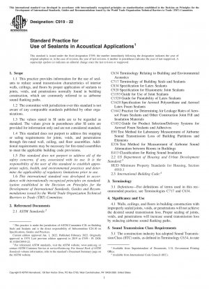 Standardpraxis für die Verwendung von Dichtstoffen in akustischen Anwendungen