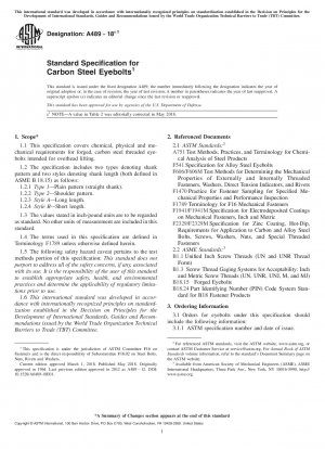 Standardspezifikation für Ringschrauben aus Kohlenstoffstahl