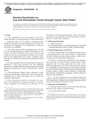 Standardspezifikation für Kohlenstoffstahlplatten mit niedriger und mittlerer Zugfestigkeit