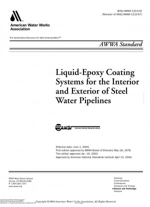 Flüssigepoxid-Beschichtungssysteme für die Innen- und Außenseite von Stahlwasserleitungen