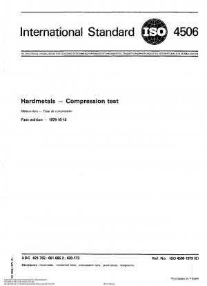 Hartmetalle; Kompressionstest