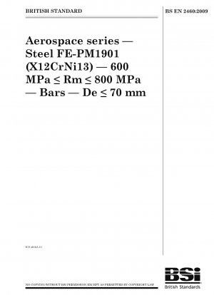 Luft- und Raumfahrtserie – Stahl FE-PM1901 (X12CrNi13) – 600 MPa Rm 800 MPa – Stangen – De 70 mm