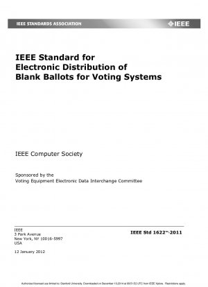 IEEE-Standard für die elektronische Verteilung leerer Stimmzettel für Wahlsysteme