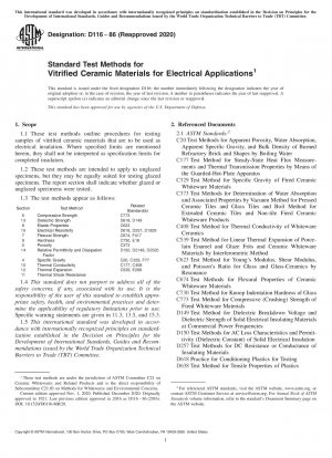 Standardtestmethoden für verglaste Keramikmaterialien für elektrische Anwendungen