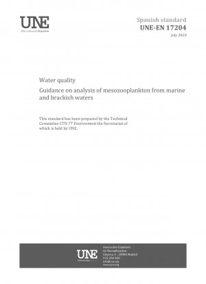 Wasserqualität – Leitfaden zur Analyse von Mesozooplankton aus Meer- und Brackwasser