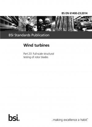 Windkraftanlagen. Strukturprüfung von Rotorblättern im Originalmaßstab