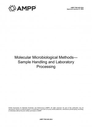 Molekulare mikrobiologische Methoden – Probenhandhabung und Laborverarbeitung