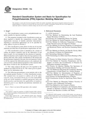 Standardklassifizierungssystem und Grundlage für die Spezifikation für Polyphthalamid (PPA)-Spritzgussmaterial